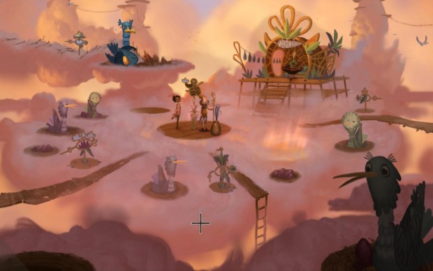 Die Wolkenumgebung bietet zahlreiche Nebenschauplätze.