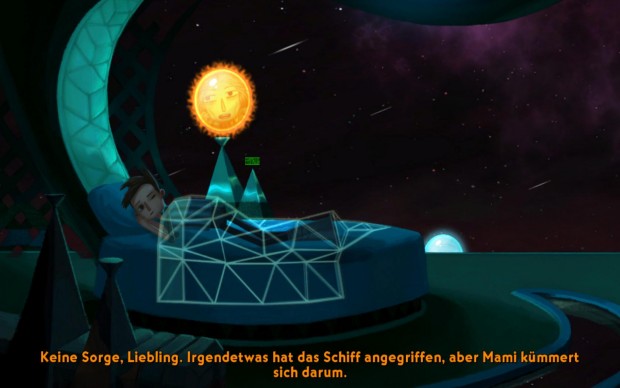 Ganz sicher: Shay kann in seinem Raumschiff nichts passieren.