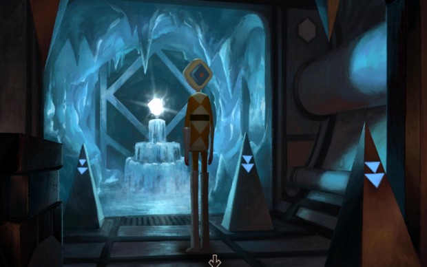 ... während Shay sich mit Technik beschäftigt.