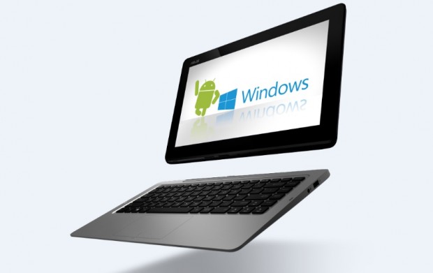 Das TD300 von Asus kann zwischen Android und Windows umschalten. (Bild: Asus)