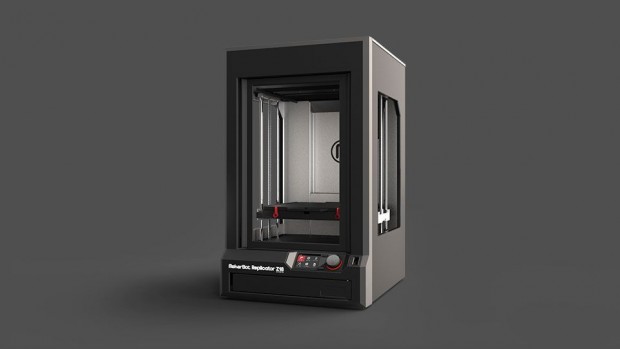 Die Objekte, die er baut, können 18 Zoll (knapp 46 cm) hoch sein - daher sein Name. (Foto: Makerbot Industries)