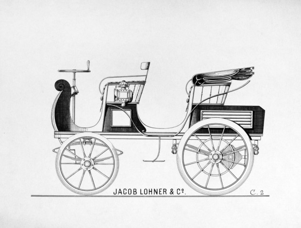 Egger-Lohner-Elektromobil Modell C.2 Phaeton (Bild: Porsche)