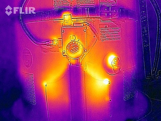 Aufnahme einer W&auml;rmebildkamera (Bild: Flir)