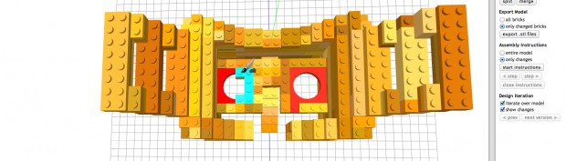 Herstellung eines 3D-Brille per Fabrickation - nur die wichtigsten Teile sind hochdetailliert. 