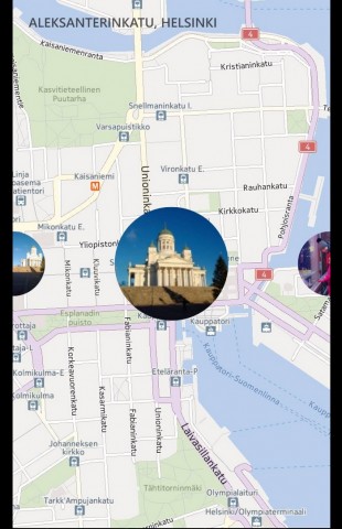 Die Bilder können auch in einer Karte angezeigt werden. (Screenshot: Golem.de)