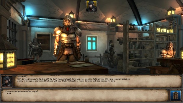 Per Menü erfährt der Spieler Neues über die Welt und bekommt Quests.