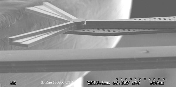 Mikrowindrad unter dem Elektronenmikroskop (Bild: Winmemstech)