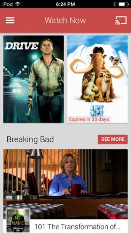 Play Movies & TV ist jetzt auch für Nutzer von iPhones und iPads erhältlich. (Bild: Google)