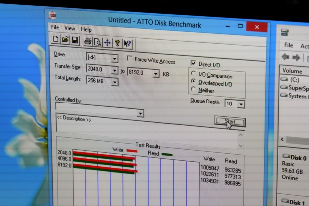 USB 3.1 erreicht bis zu 10 GBit/s, bei einem Overhead von nur 3 Prozent resultiert dies in etwa 1 GByte/s. (Bild: Marc Sauter/Golem.de)