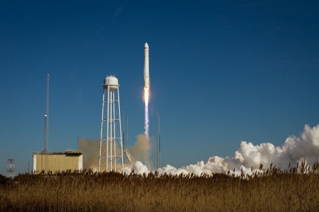 Es ist der erste reguläre Versorgungsflug, den das US-Raumfahrtunternehmen Orbital Sciences für die Nasa unternimmt.  (Foto: Bill Ingalls/Nasa)