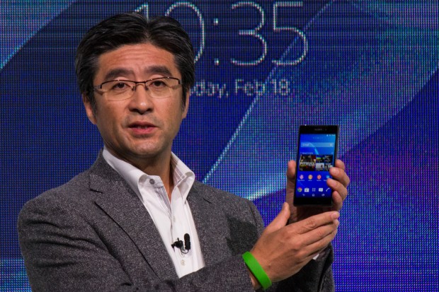 Kunimasa Suzuki, Chef von Sonys Mobilsparte, hat das Smartphone auf dem Mobile World Congress in Barcelona vorgestellt. (Bild: Tobias Költzsch/Golem.de)