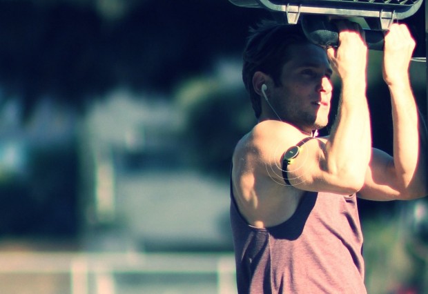 Moov beim Workout (Bild: Moov)