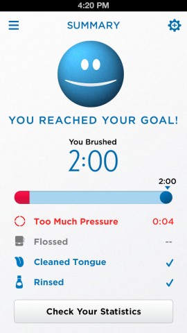 App von Oral-B (Bild: Oral-B)