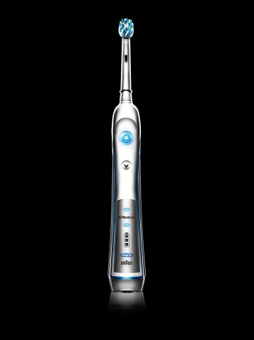 Smartseries-Bluetooth-Zahnbürste mit Smartphone-Anbindung (Bild: Oral-B)