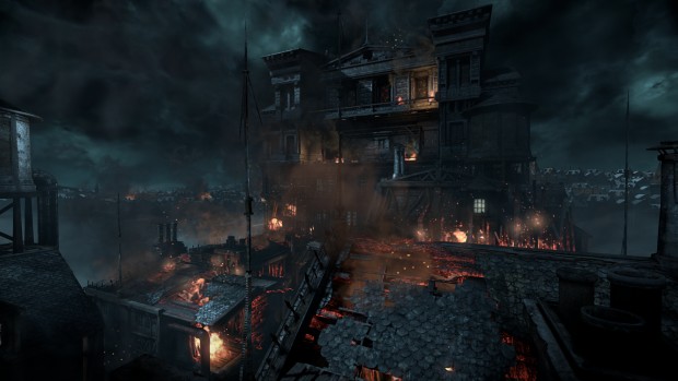 Die Feuerdarstellung der Unreal Engine 3 ist schick. (Screenshot: Marc Sauter/Golem.de)