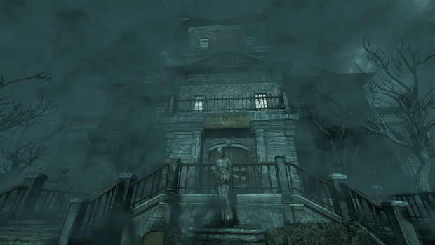 Die Heilanstalt ist ein gruseliger Ort. (Screenshot: Marc Sauter/Golem.de)