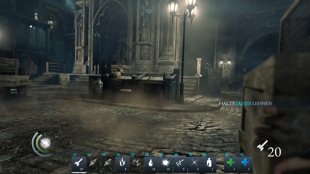 Thief mit HUD (Screenshot: Marc Sauter/Golem.de)