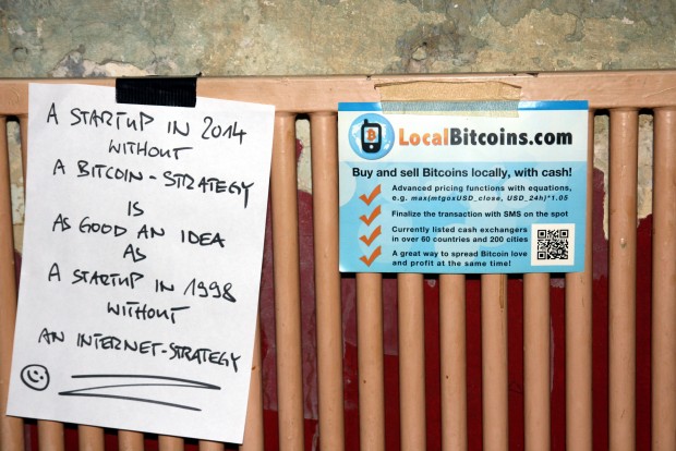 Bitcoin-Fans treffen sich dort immer am ersten Donnerstag eines Monats.