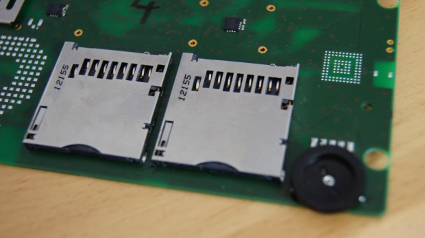 Der Platinen-Prototyp der Pyra (Bild: Michael Mrozek)