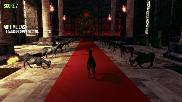 Goat Simulator (Bild: Marc Sauter/Golem.de)