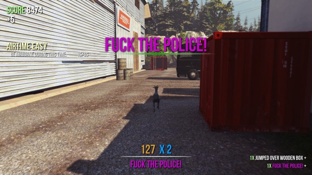 Goat Simulator (Bild: Marc Sauter/Golem.de)