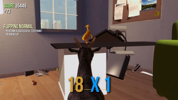 Goat Simulator (Bild: Marc Sauter/Golem.de)