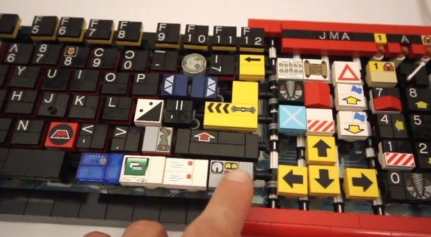 Lego-Tastatur (Bild: Jason Alleman/Screenshot: Golem.de)