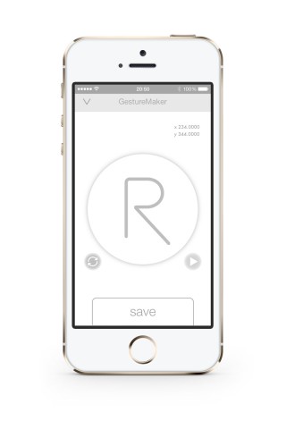Über eine spezielle App können auch eigene Gesten programmiert werden. (Bild: Logbar)