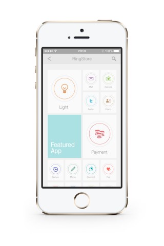 Über den Ring Store findet der Nutzer kompatible Apps. (Bild: Logbar)