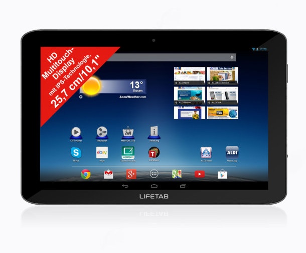 Lifetab E10320: Medion-Tablet mit 10-Zoll-Display für 180 Euro - Golem.de