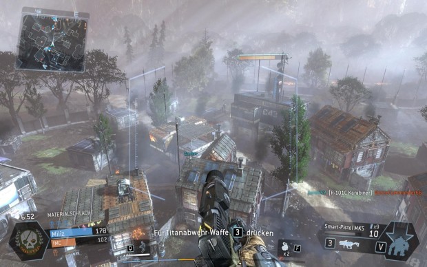 Als Soldaten haben wir einen hoch gelegenen Aussichtspunkt eingenommen. (Screenshot: Golem.de)
