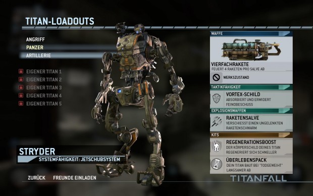 Ein Titan vom Modell Stryder im Detail (Screenshot: Golem.de)