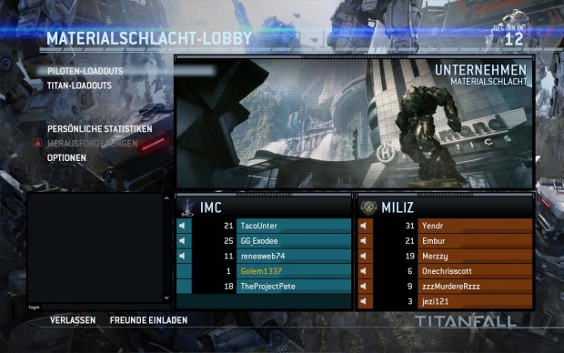 Das Zusammenstellen der Partien erfolgt fast vollständig automatisch. (Screenshot: Golem.de)