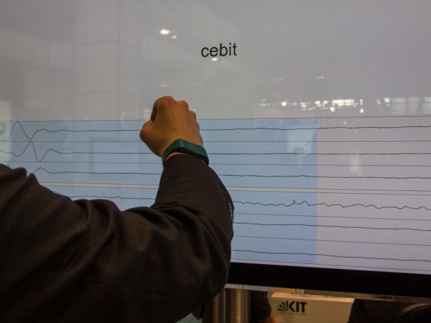 Wird die Hand still gehalten, verzeichnet das System keine Aktivität. (Foto: Werner Pluta/Golem.de)
