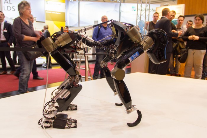 Er geht auf vier Füßen, ... (Foto: Werner Pluta/Golem.de)