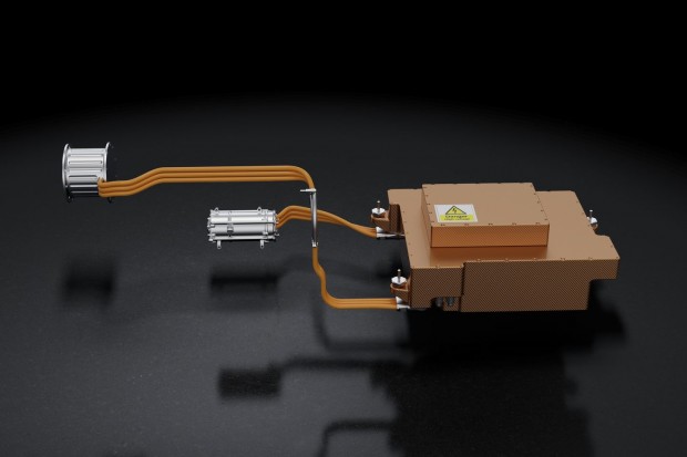 MGU-K und MGU-H speisen Energie in einen Akku oder sich gegenseitig.  (Bild: Mercedes)