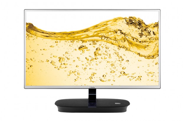 Der AOC i2473Pwy mit Onkyo-Boxen, Miracast und MHL. (Bilder: AOC)