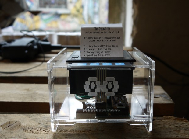 Choosatron im Einsatz (Foto: Jan Bojaryn)