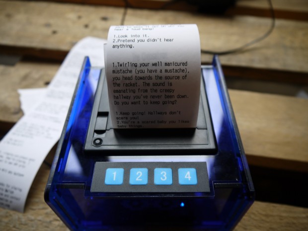 Choosatron im Einsatz (Foto: Jan Bojaryn)