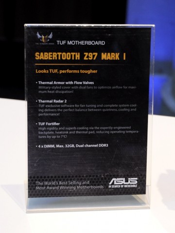 Neue ROG- und TUF-Mainboards von Asus für den Haswell-Refresh (Fotos: Nico Ernst)