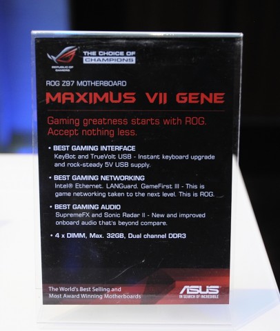 Neue ROG- und TUF-Mainboards von Asus für den Haswell-Refresh (Fotos: Nico Ernst)