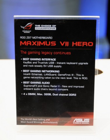 Neue ROG- und TUF-Mainboards von Asus für den Haswell-Refresh (Fotos: Nico Ernst)