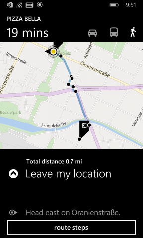 Auch diese wird übersichtlich in einem Kartenabschnitt angezeigt. (Screenshot: Tobias Költzsch/Golem.de)