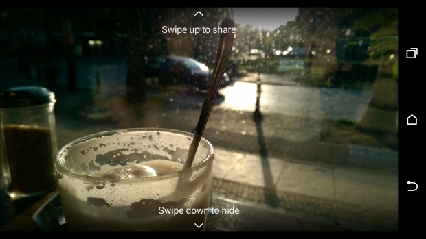 Bilder können einfach geteilt oder versteckt, aber nicht gelöscht werden. (Screenshot: Golem.de)