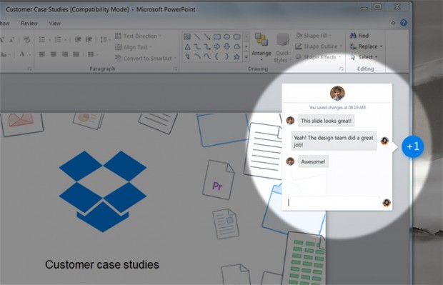 Project Harmony soll die Kommunikation bei der Dokumentenbearbeitung verbessern. (Bild: Dropbox)