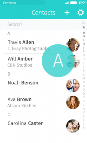 Neues Adressbuch von Firefox 2.0 (Bild: Mozilla)