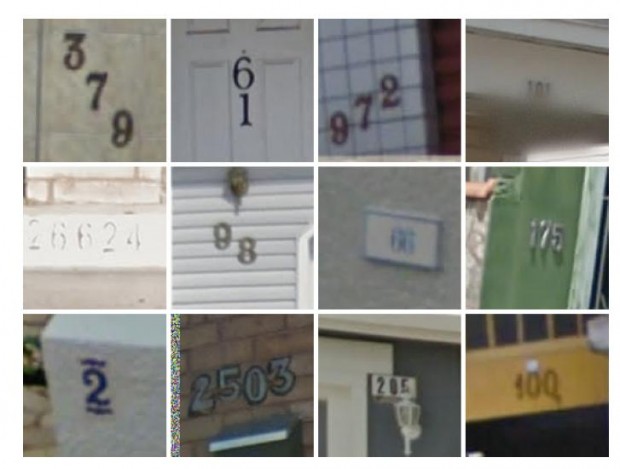 Diese Hausnummern wurden von dem Algorithmus richtig erkannt. 