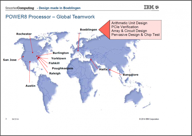 IBM stellt den Power8 vor. (Folien: IBM)