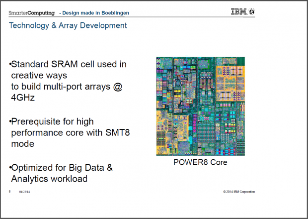 IBM stellt den Power8 vor. (Folien: IBM)