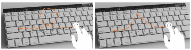Das Type-Hover-Swipe unterstützt eine Vielzahl von Gesten. (Bild: Microsoft)